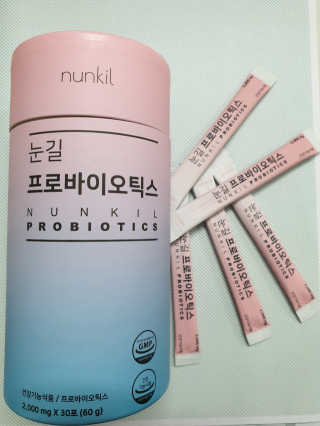눈길 프로바이오틱스 눈길 콜라겐 프로바이오틱스 — 4점을 준 리뷰어가 2019년 11월 올린 사용 사진