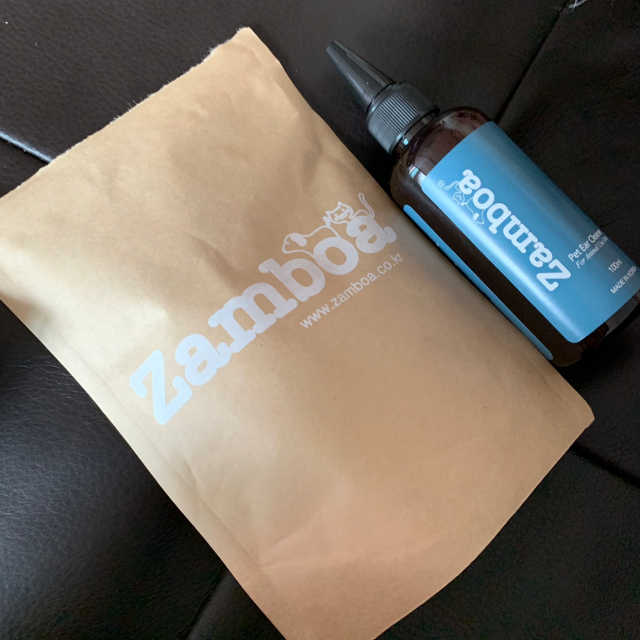 잠보아 펫 이어클리너 리뷰 사진