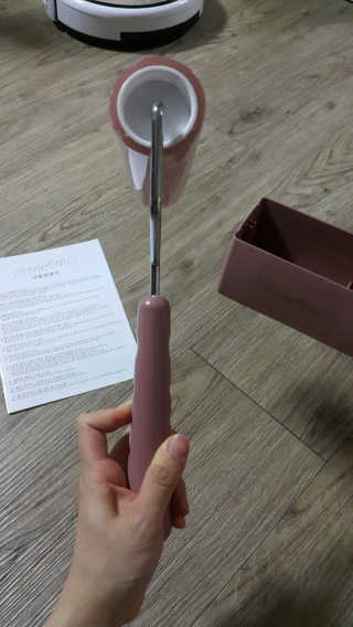 물로 씻어 쓰는 반영구 롤크리너 핸디 모노톤 에디션 — 5점을 준 리뷰어가 2019년 8월 올린 사용 사진
