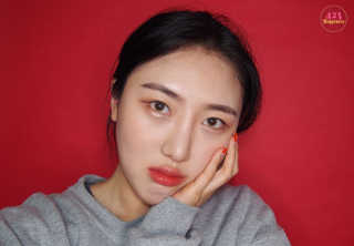 헤이미쉬 데일리즘 코랄릭 스틱 아이 섀도우 — 5점을 준 리뷰어가 2018년 3월 올린 사용 사진