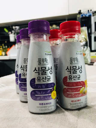 풀무원 식물성유산균 레드앤오메가 + 푸룬앤바이오 — 5점을 준 리뷰어가 2018년 11월 올린 사용 사진