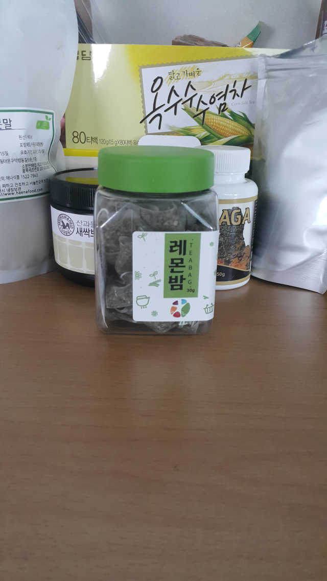 국내산 레몬밤 티백 리뷰 사진