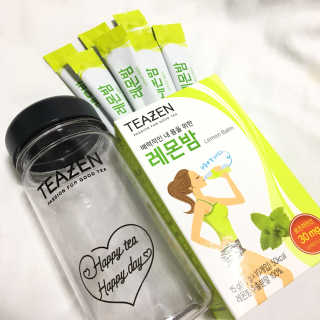 티젠 레몬밤 + 마이보틀 — 5점을 준 리뷰어가 2018년 7월 올린 사용 사진