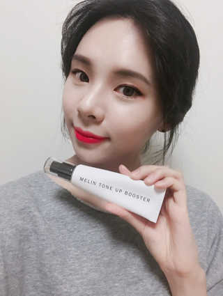 그레이멜린 멜린 톤업 부스터 — 4점을 준 리뷰어가 2017년 5월 올린 사용 사진
