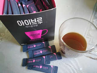한국맥널티 아이브루 헤이즐넛향 100T — 4점을 준 리뷰어가 2019년 11월 올린 사용 사진