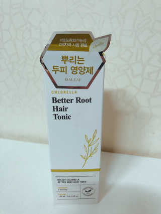 달리프 클로렐라 베러 루트 헤어토닉 100ml — 5점을 준 리뷰어가 2020년 1월 올린 사용 사진