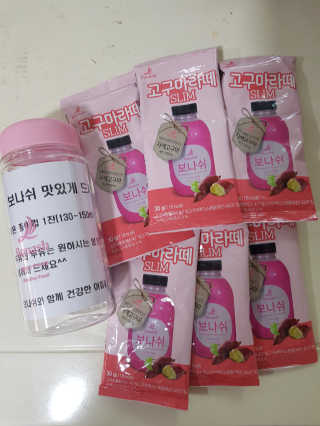보나쉬슬림 고구마라떼 6pc+보틀 — 5점을 준 리뷰어가 2019년 6월 올린 사용 사진