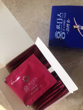 프롬바이오 홍쓰다스 아침,저녁 맞춤형 다이어트식품 14포+14포 — 3.5점을 준 리뷰어가 2019년 8월 올린 사용 사진
