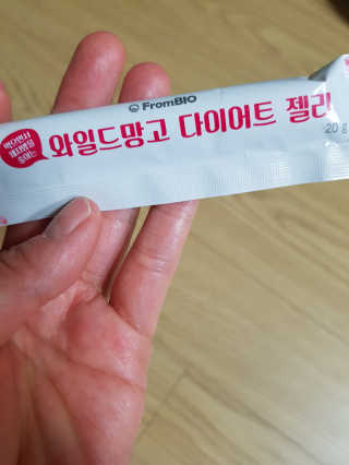 프롬바이오 다이어트엔와일드망고 젤리 — 5점을 준 리뷰어가 2020년 3월 올린 사용 사진