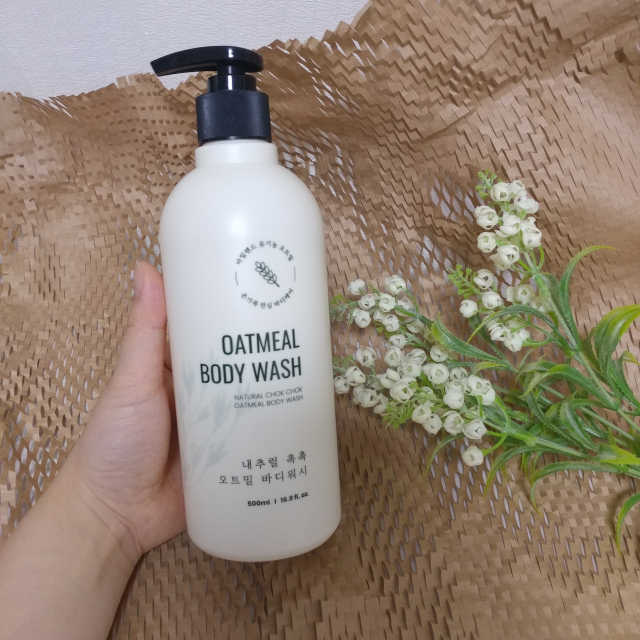 내추럴 촉촉  오트밀 바디워시 500ml 리뷰 사진