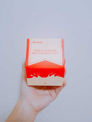 포피엠테라피 화이트 블라썸 밀크 푸딩솝 — 5점을 준 리뷰어가 2019년 7월 올린 사용 사진