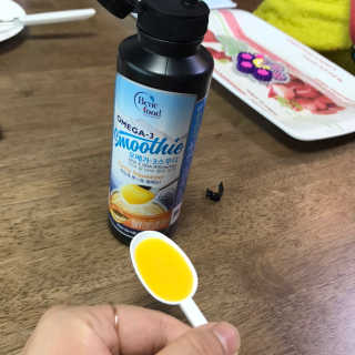 오메가-3스무디 [오메가스무디] 짜먹는 오메가3 DHA 임산부 어린이 — 3점을 준 리뷰어가 2019년 3월 올린 사용 사진
