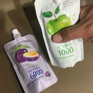 풀무원 프레시 워터젤리 — 3점을 준 리뷰어가 2018년 8월 올린 사용 사진