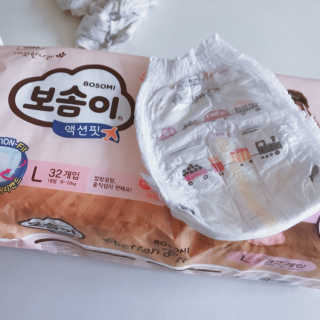 보솜이 액션핏 팬티형 — 1점을 준 리뷰어가 2019년 3월 올린 사용 사진