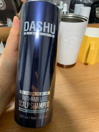 다슈코리아 다슈 데일리 단백질 한방 두피 골드 샴푸 500ml — 5점을 준 리뷰어가 2019년 1월 올린 사용 사진