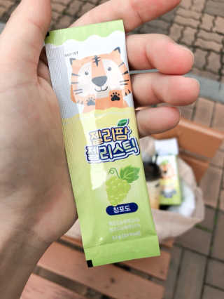 얼리버드 젤리팜 젤리스틱 — 5점을 준 리뷰어가 2019년 7월 올린 사용 사진