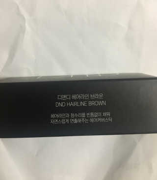 디앤디 헤어라인 블랙, 브라운 — 4점을 준 리뷰어가 2019년 10월 올린 사용 사진