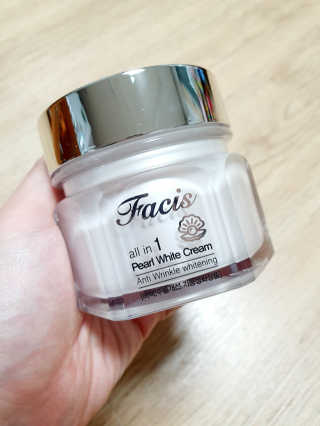 파시스 올인원 진주 화이트닝 크림 100ml — 5점을 준 리뷰어가 2019년 4월 올린 사용 사진