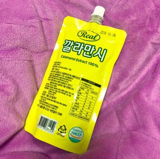 장수농가 리얼깔라만시 — 3점을 준 리뷰어가 2018년 4월 올린 사용 사진