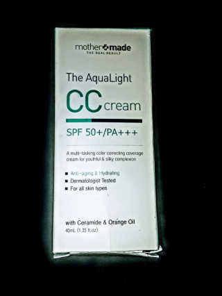마더메이드 더 아쿠아라이트 CC크림 SPF50+ PA+++ — 5점을 준 리뷰어가 2019년 6월 올린 사용 사진