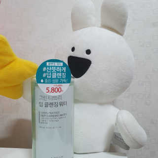 (주)에네스티 그린 티트리 딥 클렌징 워터 300ml — 4.5점을 준 리뷰어가 2019년 11월 올린 사용 사진