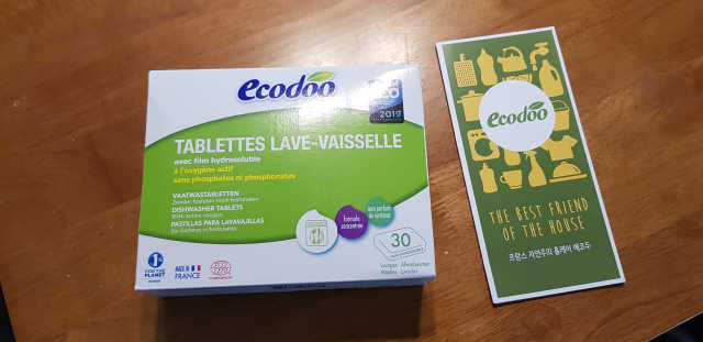 에코두 식기세척기세제 타블렛 600g 리뷰 사진