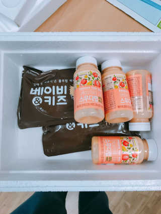 풀무원 스무디랩 피치&비타 — 5점을 준 리뷰어가 2017년 11월 올린 사용 사진