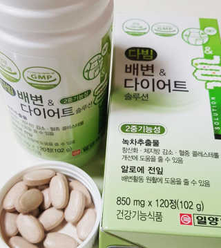 일양약품 일양 다빔 배변앤다이어트 솔루션 — 3.83점을 준 리뷰어가 2018년 1월 올린 사용 사진