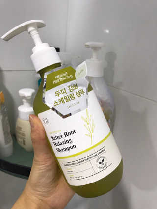 달리프 클로렐라 베러 루트 릴렉싱 샴푸 500ml — 4.5점을 준 리뷰어가 2019년 11월 올린 사용 사진