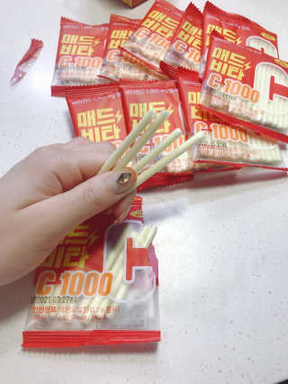 매드비타C 1000 — 4.5점을 준 리뷰어가 2019년 4월 올린 사용 사진