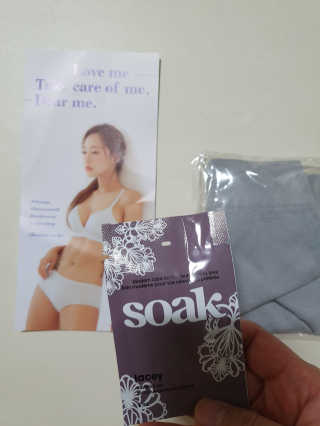 THEZAM [더잠] GELATO 팬티+친환경 속옷 전용 세제 SOAK 5ml — 5점을 준 리뷰어가 2019년 7월 올린 사용 사진