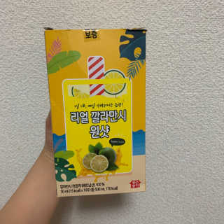 장수농가 리얼깔라만시 원샷 50ml 10팩+보틀 — 5점을 준 리뷰어가 2019년 5월 올린 사용 사진