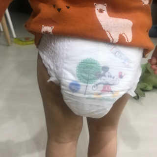 보솜이 베이비케어 팬티형 기저귀 — 4점을 준 리뷰어가 2019년 2월 올린 사용 사진