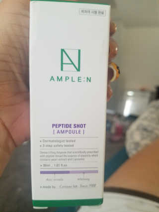 앰플엔 암 페트 펩티드 샷 AMPOULE — 4점을 준 리뷰어가 2019년 6월 올린 사용 사진