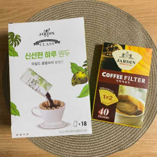 (주)쟈뎅 [쟈뎅] 클래스 신선한 하루 원두+여과지 SET — 4.5점을 준 리뷰어가 2019년 3월 올린 사용 사진