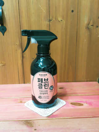 더블유드레스룸 페브클린 500ml — 5점을 준 리뷰어가 2018년 11월 올린 사용 사진