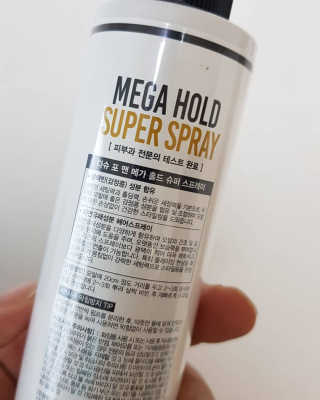 다슈코리아 다슈 포 맨 프리미엄 메가 홀드 슈퍼 스프레이 250ml — 4점을 준 리뷰어가 2019년 3월 올린 사용 사진