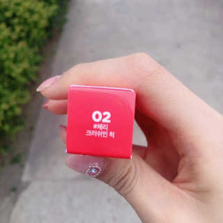 릴리바이레드 쥬시라이어 워터틴트 02 체리 크러쉬인 척 — 5점을 준 리뷰어가 2020년 3월 올린 사용 사진