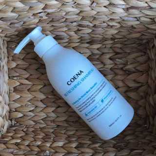 코에나샴푸 500ml — 4.5점을 준 리뷰어가 2019년 8월 올린 사용 사진