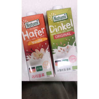 나투미 귀리 바닐라맛 1리터+ 나투미 스펠트밀 1리터 — 4점을 준 리뷰어가 2019년 6월 올린 사용 사진