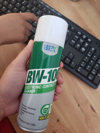 BW-100, 전자 접점 클리너 — 5점을 준 리뷰어가 2019년 9월 올린 사용 사진