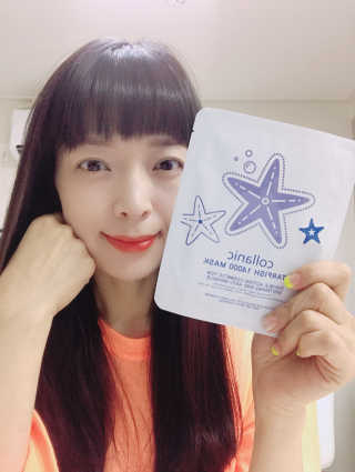[스타콜라겐] 콜라닉 스타피쉬 14000 마스크팩  10매 — 5점을 준 리뷰어가 2018년 8월 올린 사용 사진