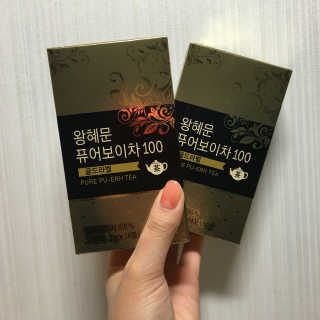 넥스트비티 왕혜문 퓨어 보이차 100 골드라벨 — 5점을 준 리뷰어가 2018년 1월 올린 사용 사진