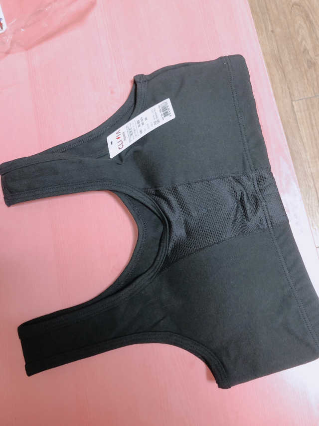 All Day Comfort 면스판  메쉬 스포츠 브라 리뷰 사진