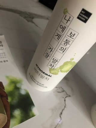 마이노멀 버터말차 - 방탄말차 6개입 — 5점을 준 리뷰어가 2019년 7월 올린 사용 사진