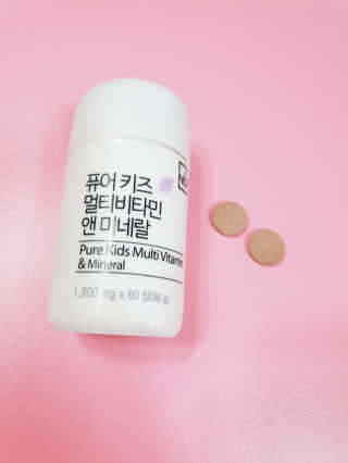 네츄럴굿띵스 퓨어 키즈 멀티비타민 앤 미네랄 30일분 — 1점을 준 리뷰어가 2019년 1월 올린 사용 사진