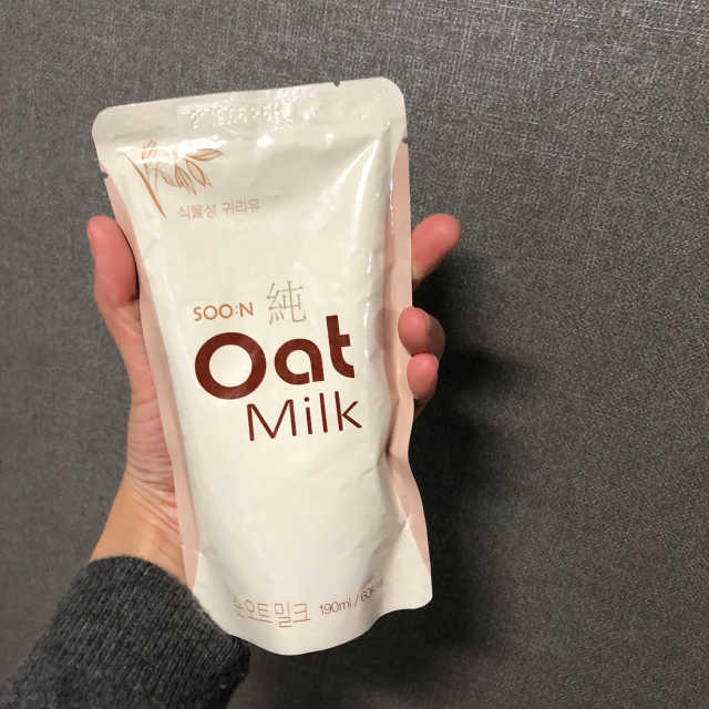 순오트밀크, soon oat milk 리뷰 사진