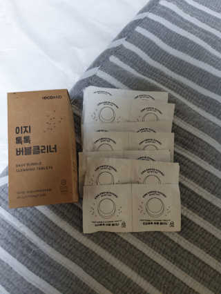 [에코앤드]이지톡톡 버블클리너 1종세척제 — 5점을 준 리뷰어가 2019년 6월 올린 사용 사진