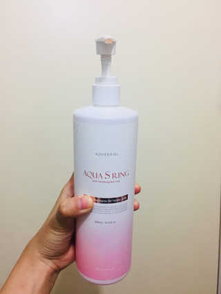 아쿠아큐링 아쿠아S링 퓨어리프레싱 헤어케어 500ml — 5점을 준 리뷰어가 2018년 7월 올린 사용 사진
