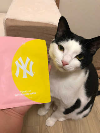 MLB COSMETICS [MLB PLAY] 톤업 화이트닝 마스크 1BOX — 5점을 준 리뷰어가 2019년 9월 올린 사용 사진